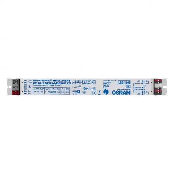 oti dali 60/220-240/550 d lt2 l osram driver dali pour luminaires et modules led (4052899494206)