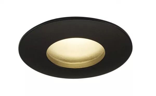 OUT 65, rond, encastr�, noir, 12W, LED, (114460)