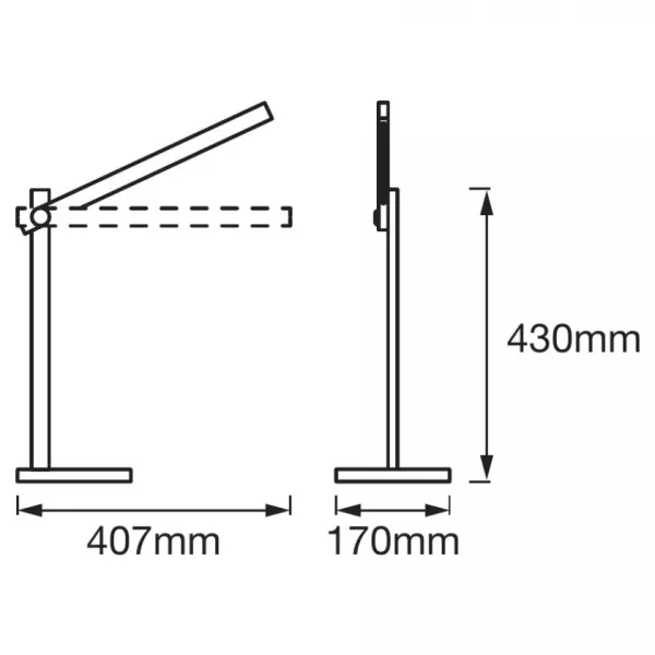 panan alu cct noir              ledvance (4058075321281)