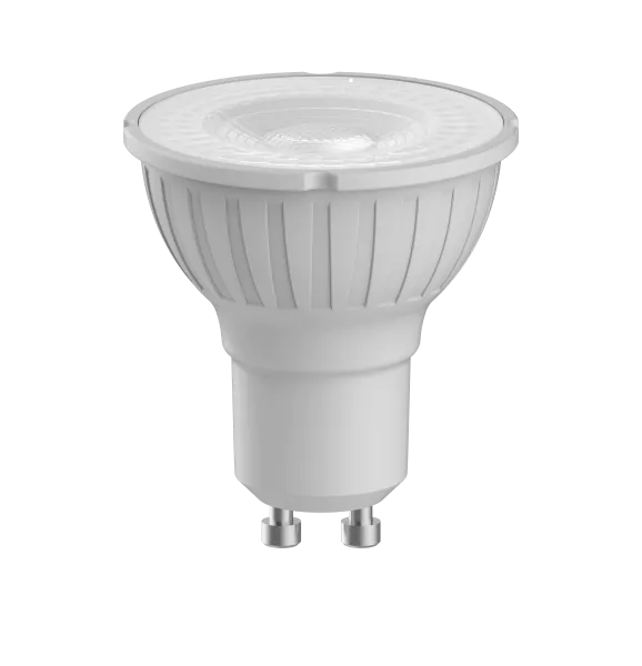 PAR16 GU10 Dim 5,5W Eq=61W 4000K 430lm 36� Classe F 25Kh Corps gris �50x55mm (140506)