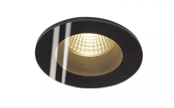 PATTA-F, spot encastr�, rond, noir, (114440)