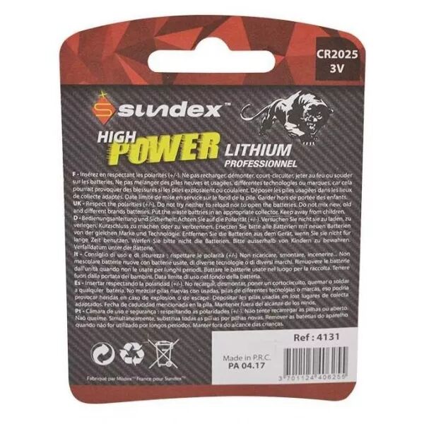 PIL CR2025 X5 3V LITH 40-240 (4131)