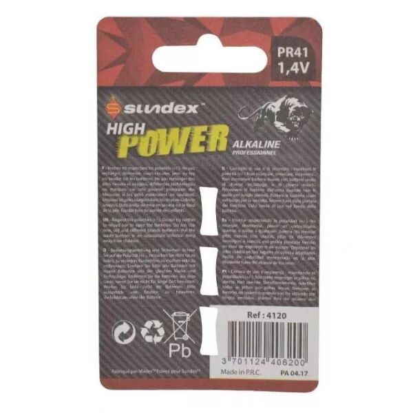 PIL PR41 X6 1,4V AUD 10-120 (4120)