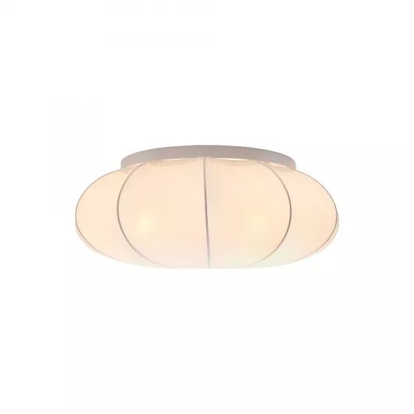 Plafonnier - AERON 60 - Textile - Blanc -  E27 (2412226001)