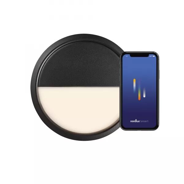 Plafonnier - AVASMART - Aluminium - Noir - LED Module Incl. (2019016003)