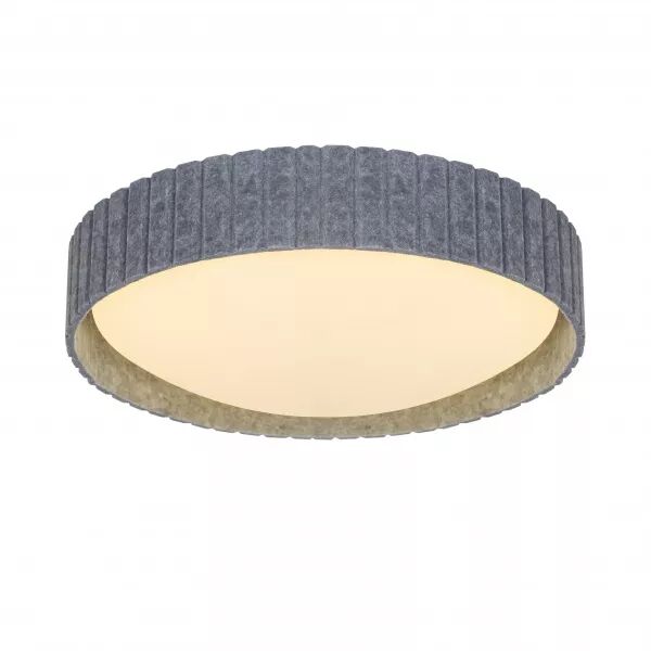 Plafonnier - CORATO 40 -  Mati�re plastique - Gris - E14 (2512456010)