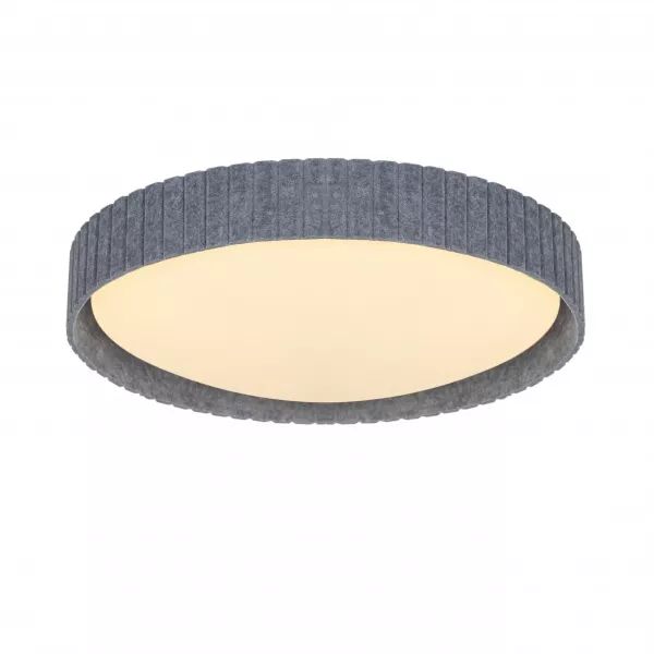 Plafonnier - CORATO 50 -  Mati�re plastique - Gris - E14 (2512466010)