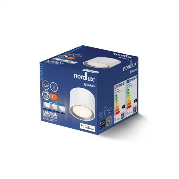Plafonnier - LANDONSMART - M�tal - Blanc - LED Module Incl. (2110840101)