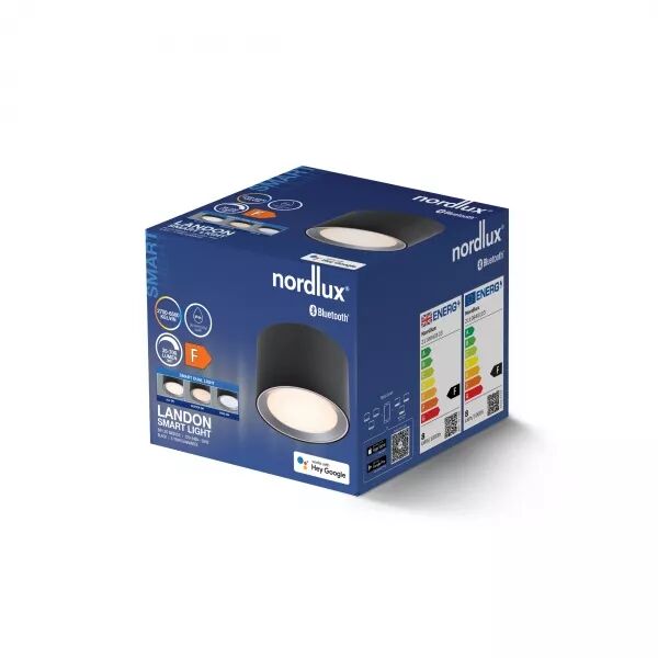 Plafonnier - LANDONSMART - M�tal - Noir - LED Module Incl. (2110840103)