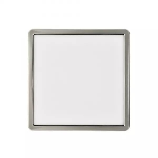 Plafonnier - OJA 29 Carr� -  Plastique - Bross� Nickel - LED Module Incl. (2015056155)