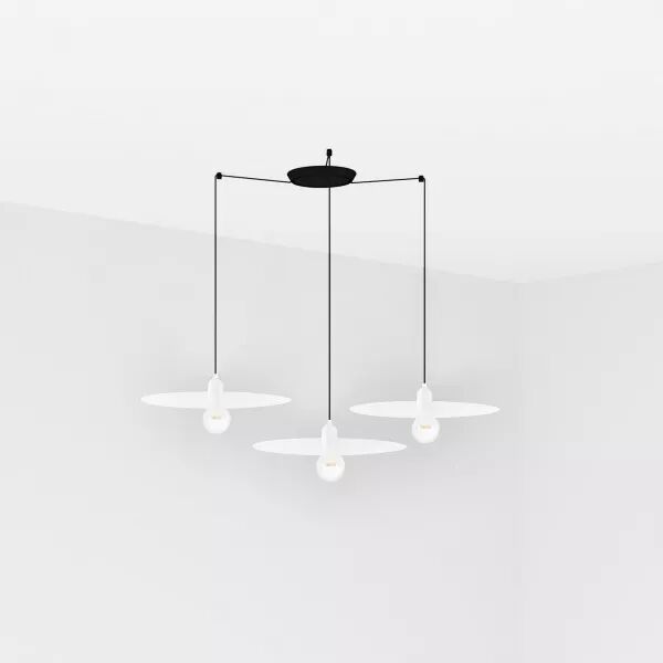 Plat Lampe Suspension Blanche 3L (68146-3L)