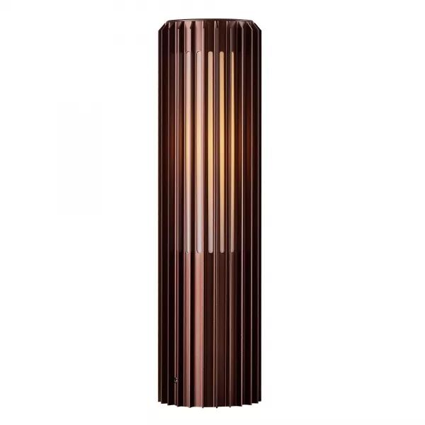 Potelet - ALUDRA 45 - Aluminium - Seaside marron metallise -  E27 - Base Incluse (2118028261)
