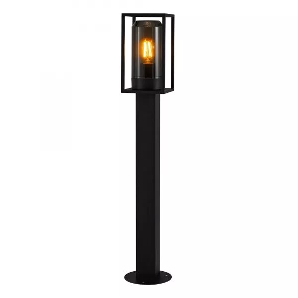Potelet - GRIFFIN - Aluminium - Fum� -  E27 (2218158047)