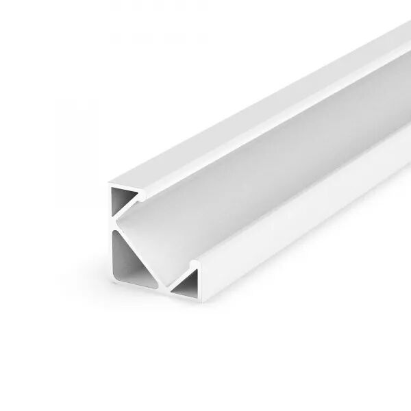 Profil surface 45� blanc 2M (08050101B)