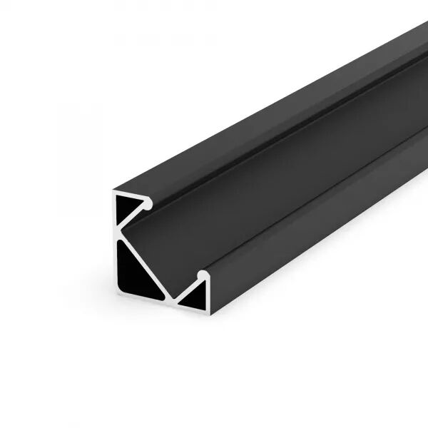 Profil surface 45� noir 2M (08050101N)