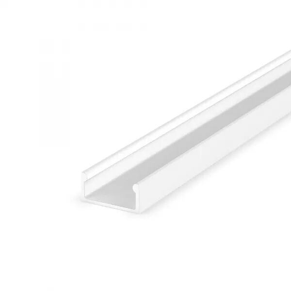 Profil surface 8mm blanc 2M (08080101B)