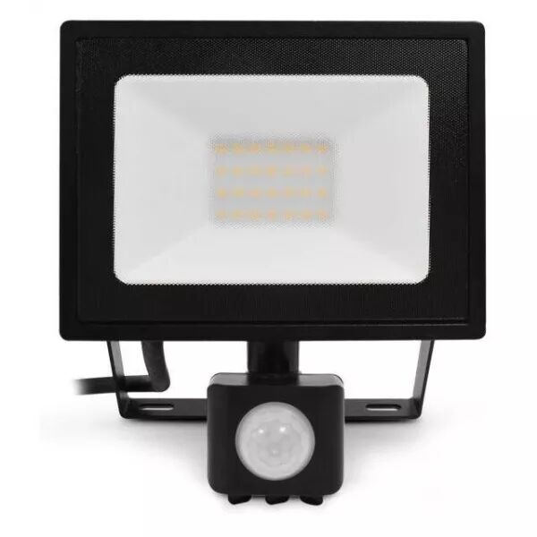 PROJ 20W 4000K PLAT NOIR DETEC (80312)