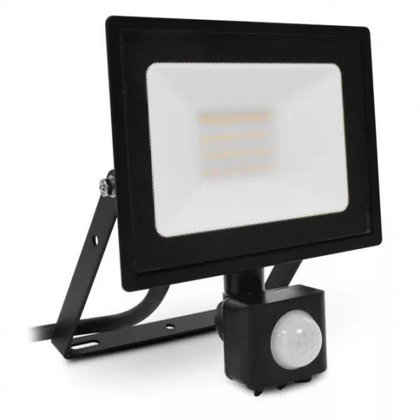PROJ 20W 6000K PLAT NOIR DETEC (80311)