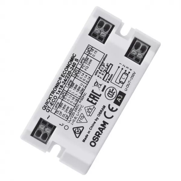 qt-eco 1x18-24/220-240 s osram ballast �lectronique pour lampes cfl (4050300638560)