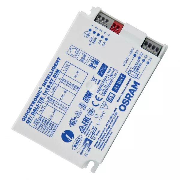 qti dali-t/e 1x18-57/220-240 dim osram ballast �lectronique dim pour lampes cfl (4008321060808)