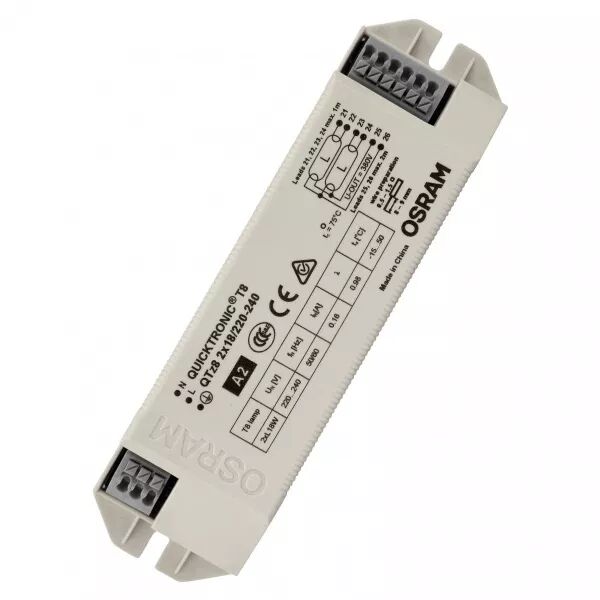 qtz8 2x18/220-240 osram ballast �lectronique pour tubes t8 (4008321863300)