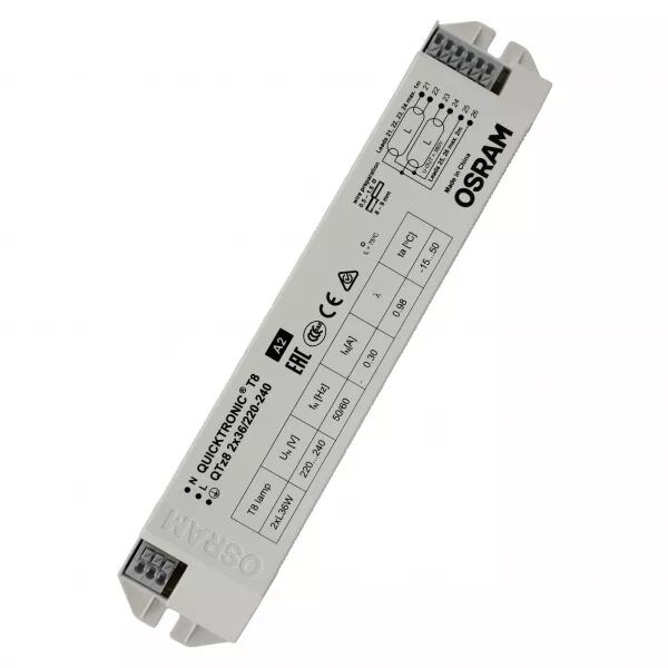 qtz8 2x36/220-240 vs20 osram ballast �lectronique pour tubes t8 (4008321863324)