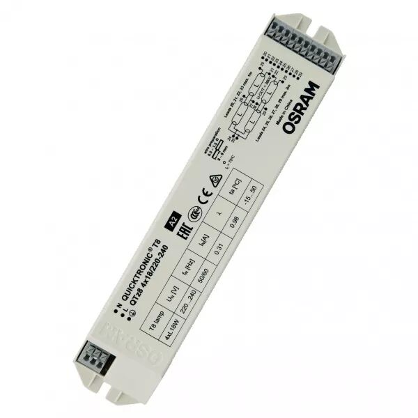 qtz8 4x18/220-240 osram ballast �lectronique pour tubes t8 (4008321863362)