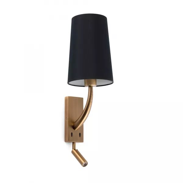 Rem Lampe Applique Vieil Or/Black Avec (29683-21)