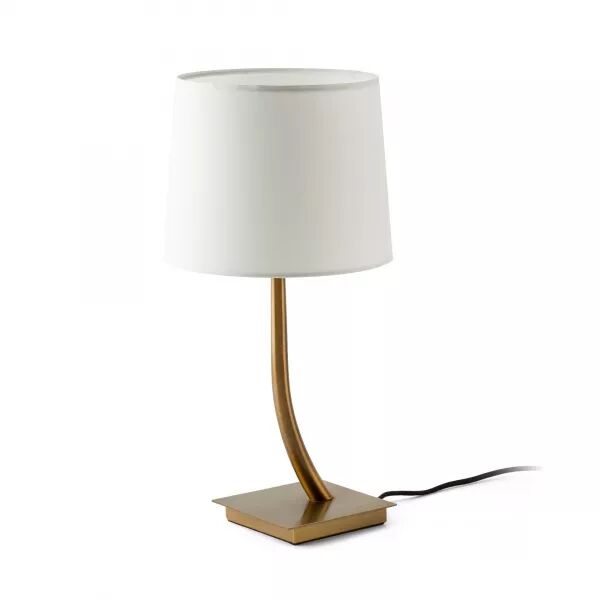 Rem Lampe De Table Avec Un Bronze/Blanc (29685-04)