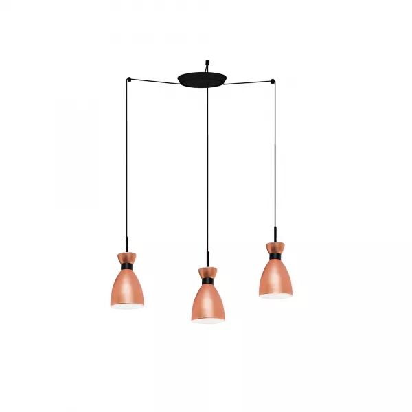 Retro Lampe Suspension Cuivre 3L (20046-3L)