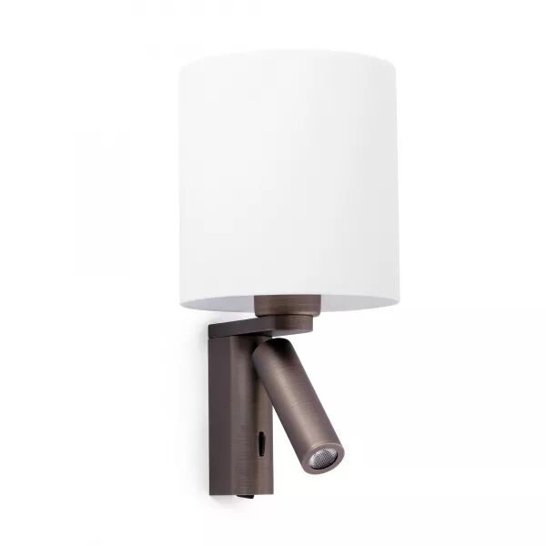 Rob Lampe Applique Bronze Avec Lecteur (68496)