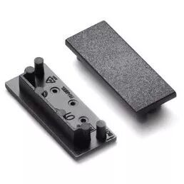Rubans LED Embouts Saillie Large Peu-Prf 30 Noir (lot de 2) (0022673)