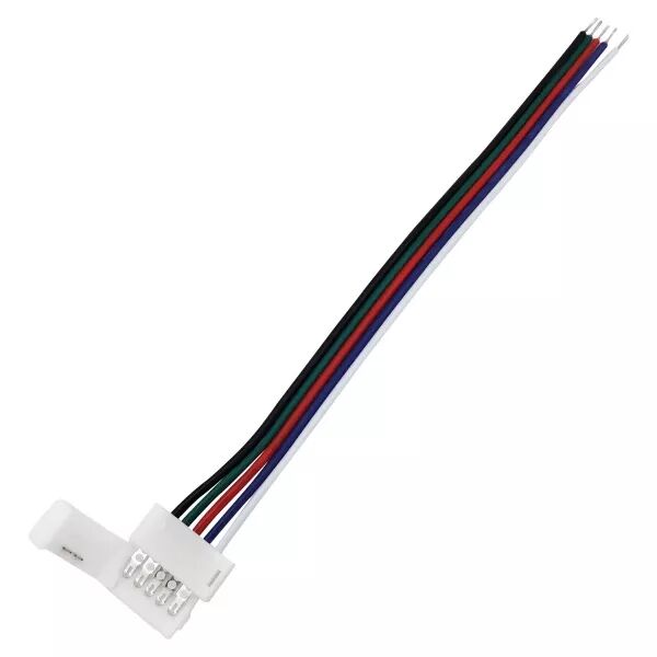 Rubans LED START FLEX IP20 Connecteur Droit RGBW X5 + 2M fil (0068133)