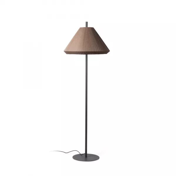 Saigon Lampadaire Avec Une Gris/Marron (71569-06)