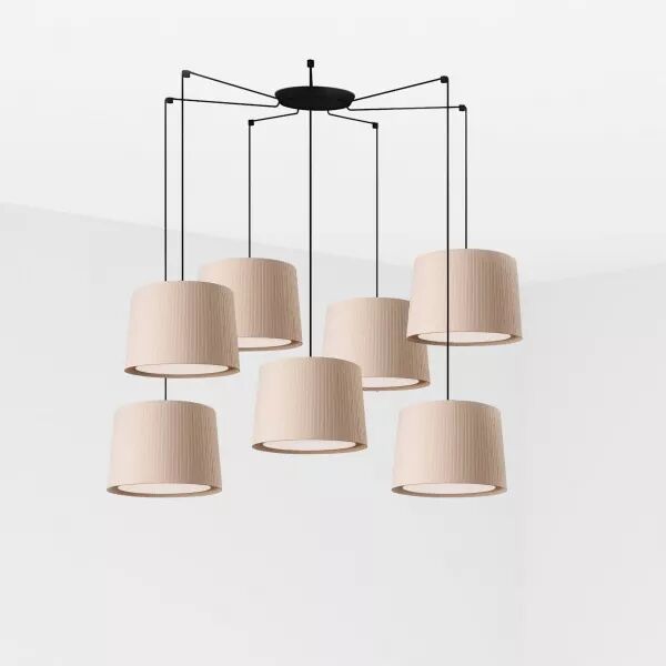 Samba Lampe Suspension Noir/Beig 7L (64314-44-7L)