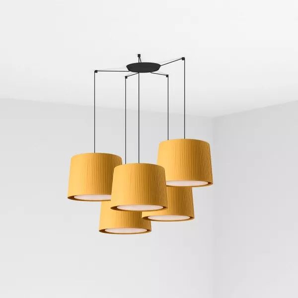 Samba Lampe Suspension Noir/Jaune 5L (64314-45-5L)
