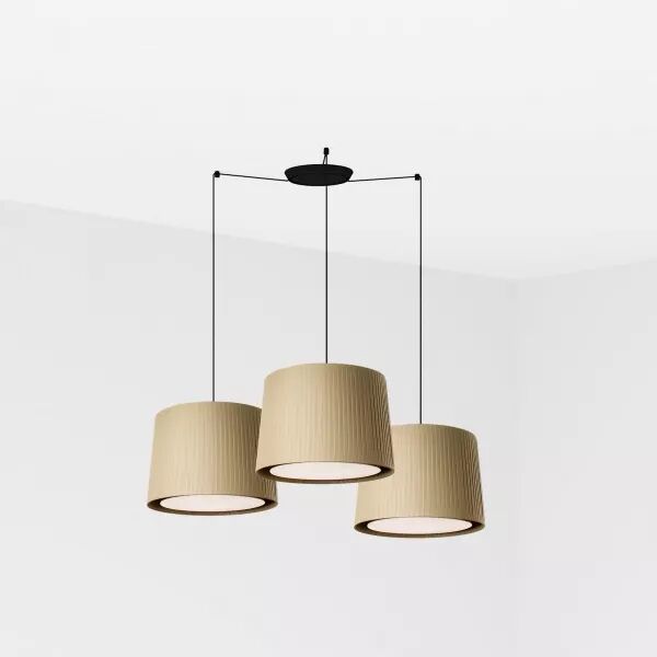 Samba Lampe Suspension Noir/Vert 3L (64314-46-3L)