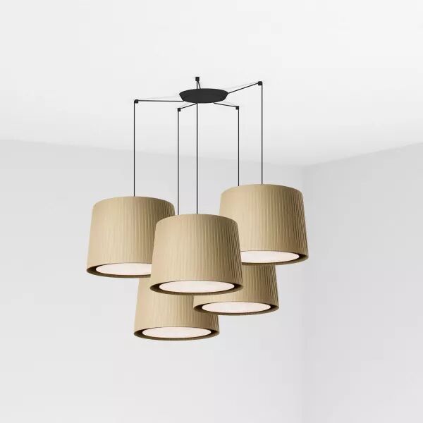 Samba Lampe Suspension Noir/Vert 5L (64314-46-5L)