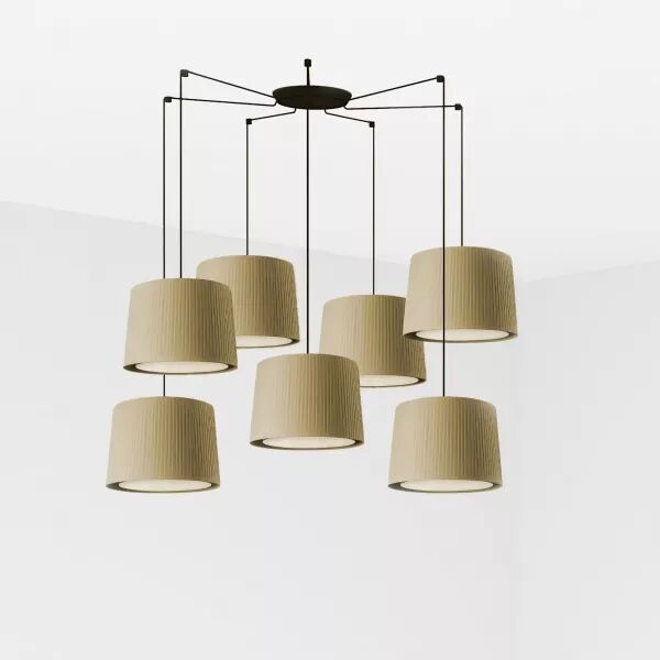 Samba Lampe Suspension Noir/Vert 7L (64314-46-7L)