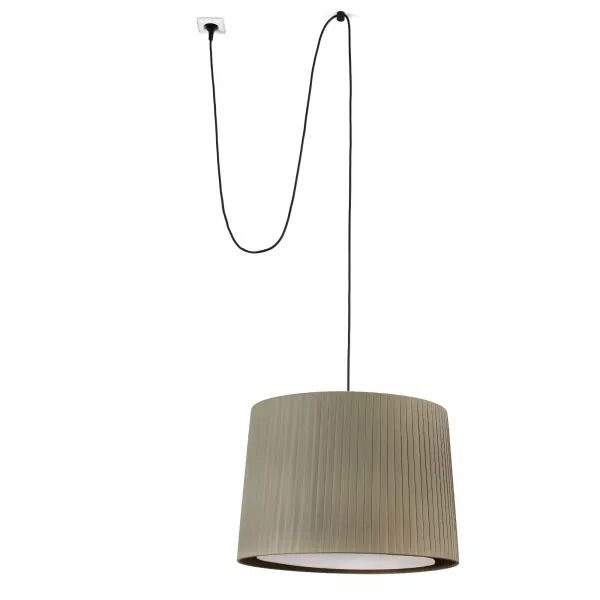 Samba Lampe Suspension Noir/Vert Avec (68604-46)