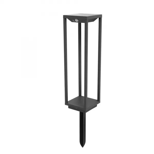 Saura Led Borne  Solaire Gris Fonc� (70774)