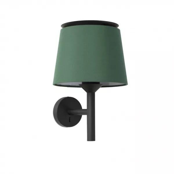 Savoy Lampe Applique Noire/Vert (20301-94)