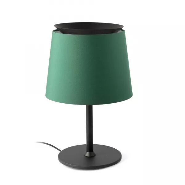 Savoy Lampe De Table Avec Un Noire/Vert (20305-84)