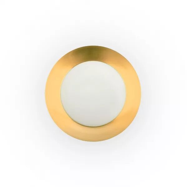 Side Led Plafonnier Noir Et Or 17W (62146)