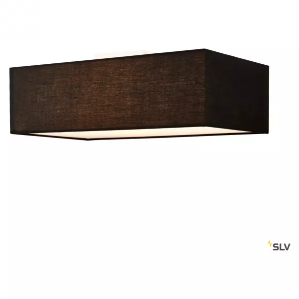 SLV - ACCANTO, plafonnier int�rieur, blanc/noir, E27, 2x 40W max (1002944)