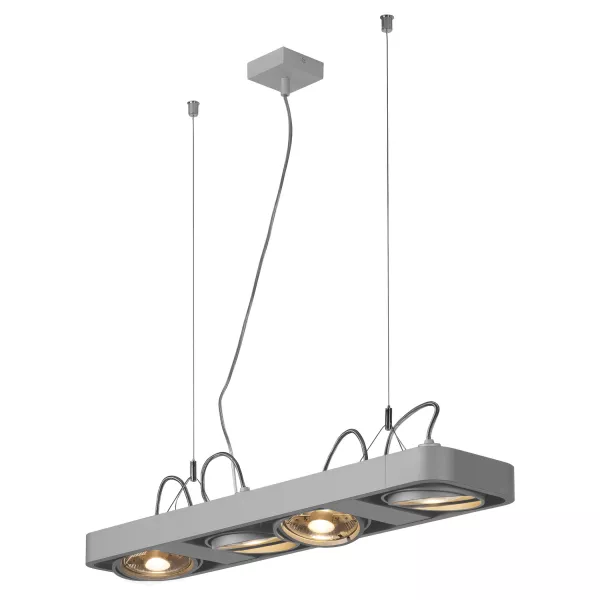 SLV - AIXLIGHT�, suspension int�rieure, R2, gris, GU10/QPAR111, 4x 75W (159224)