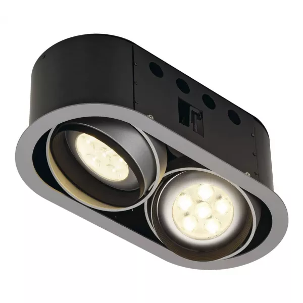 SLV - AIXLIGHT� PRO 2, FLAT ROND AVEC COLLERETTE, cadre d\'installation, gris a (115614)