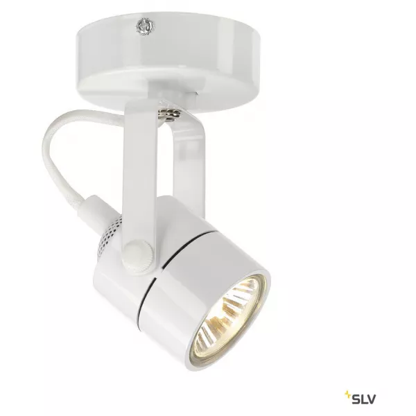 SLV - ARSINA QPAR51, 230V, applique et plafonnier, blanc, GU10, max 50W (1000263)