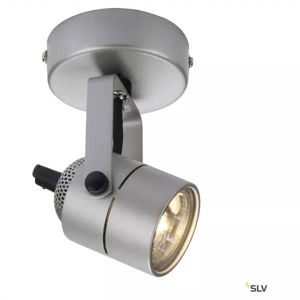 SLV - ARSINA QPAR51, 230V, applique et plafonnier, gris argent, GU10, max 5 (1000264)