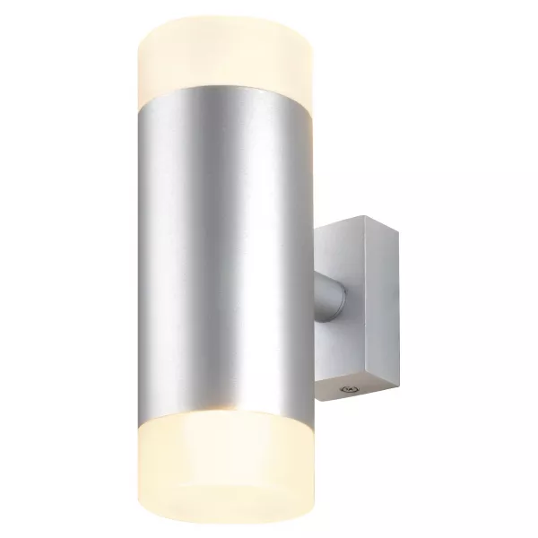 SLV - ASTINA UP/DOWN applique, ronde, gris argent, 2x GU10, max 50W, verre (151901)